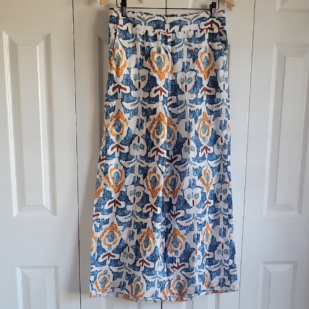 Christian Siriano Multicolor Patterned Maxi Skirt